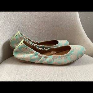 Coach flats - mint colour